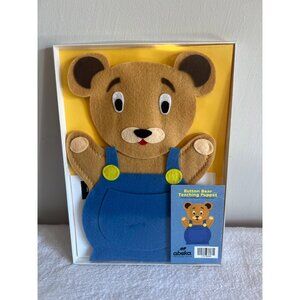 Button Bear Teaching Puppet Felt Abeka Educational Tool For Kids #17378905